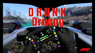 DRINK DRIVING in Formula 1  F1 2020 [upl. by Oilla]