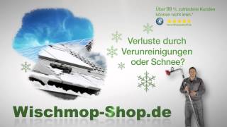 Photovoltaikanlage selber reinigen WischmopShopde [upl. by Jerry518]