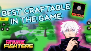 ANIME FIGHTERS GETTING THE BEST CRAFTABLE IN THE GAME Roblox [upl. by Saks]