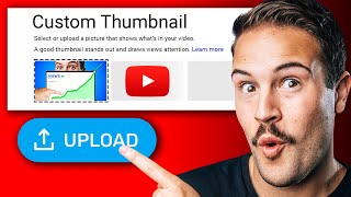 How to Add Custom Thumbnails for YouTube Videos Beginners Tutorial [upl. by Ecnerwaled]