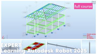 EXPERT Learning Autodesk Robot 2025 full course [upl. by Ivel284]