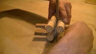 How to make a cloverleaf lashing  DIY  wood amp rope [upl. by Htebarual]