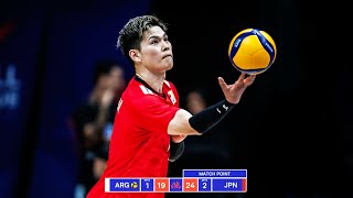 Yuji Nishida DESTROYED Argentina in Volleyball Nations League 2024 [upl. by Ettegdirb]