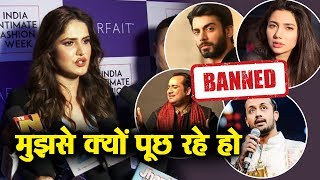 Zarine Khan Shocking Reaction On Pakistani Artists BANNED In India [upl. by Marpet]