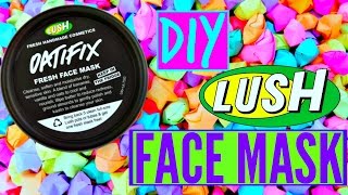 DIY LUSH FACEMASK Oatifix [upl. by Dick]