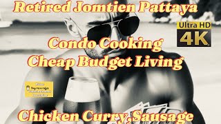 Cheap Charlie Cooking Jomtien Pattaya  Condo Curry Goes Wong  Hawaiian Pizza Top Draw Cheap Beers [upl. by Merle675]