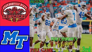 Middle Tennessee Vs Jacksonville FULL GAME 3rd WEEK 9 Oct 232024 NCAA Mens College Football [upl. by Pol]