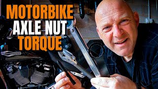 How To Torque Harley Davidson M8 Rear Wheel Axle Nut Without Torque Wrench [upl. by Allerim]