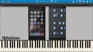 CLASSIC iPHONE RINGTONES IN SYNTHESIA [upl. by Anilahs268]