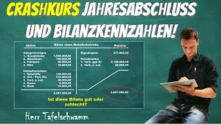 Crashkurs Bilanzkennzahlen  Einfache Erklärung zur Analyse von Kennzahlen und dem Jahresabschluss [upl. by Spevek211]