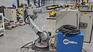 Yaskawa Motoman EA1900N Welding Robot  S5M03515 [upl. by Ailimat]