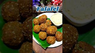 Falafel an Arabic snack recipe which you can enjoy in the evenings gharkafood falafel yt snacks [upl. by Dorise]