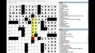 Los Angeles Times LAT Crossword Puzzle 09262024 [upl. by Annabela]