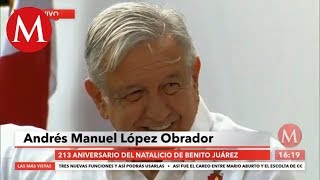 AMLO celebra natalicio de Benito Juárez [upl. by Devad359]