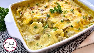 Tortellini Champignon Auflauf 🤩 Thermomix® TM6 [upl. by Drobman139]