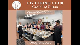 HANDSON DIY Peking Duck Cooking Class [upl. by Erving]