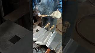 Making Machete trending handmade swordmaking shortvideo sword makingsword blade knife [upl. by Fryd]