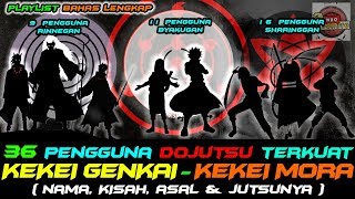 BAHAS LENGKAP 36 PENGGUNA TERKUAT 3 DOJUTSU KEKKEI GENKAI TERKUAT DAN 2 DOJUTSU KEKKEI MOURA NARUTO [upl. by Grinnell269]