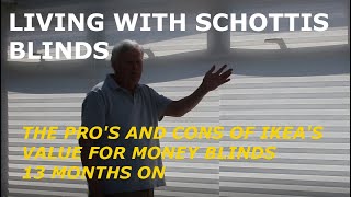 Schottis Blinds from Ikea 13 months on The pros and cons of these value for money blinds [upl. by Nivek]