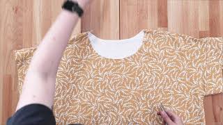 BERNINA L 890 Garment SewAlong with Grainline Studio Part 6 Knit Airy Top [upl. by Dry]