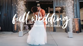 Wedding Photography Behind the Scenes  Full Wedding Day  Free Wedding Photography Course [upl. by Meill86]