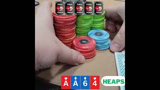 ThreeWay AllIn For HEAPS In Texas Poker [upl. by Neville]