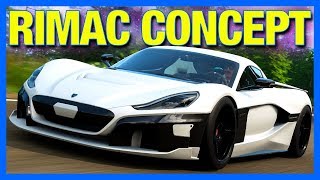 Forza Horizon 4  RIMAC DRAG RACING MONSTER Rimac CTwo Customization [upl. by Basilius988]