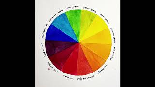 How to paint a 12 segment colour wheel [upl. by Artinad]