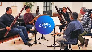 TAKE THE A TRAIN CAMALEON BASSOONS 360º VIDEO  Watch in your Smartphone [upl. by Renwick]