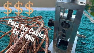 Como Pelar Cable Rapido  La Mejor Maquina Para Pelar Cobre STRIPMEISTER [upl. by Ecienaj955]