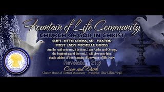 Supt Otto Gross Pastor  Fountain of Life Comminity COGIC [upl. by Sualk333]