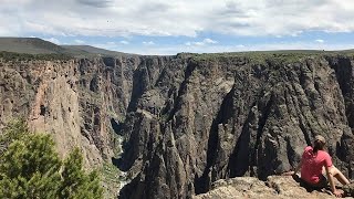 Black Canyon of the Gunnison National Park near Montrose CO south rim only [upl. by Nashoma]