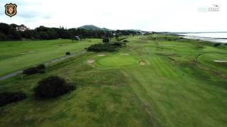 Lundin Golf Club  Hole 16  FlyOver [upl. by Gradey]