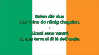 Inno nazionale Irlanda IRIT testo  Anthem of Ireland Irish version [upl. by Naro352]