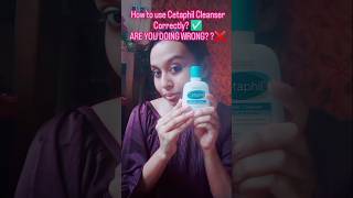 How to use Cetaphil Cleanser correctly ✅cetaphilcleanser skincare skincareproduct ashortaday [upl. by Annaeerb141]