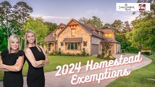 Texas Homestead Exemption 2024 [upl. by Sulohcin754]