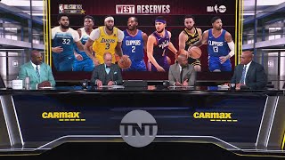 NBA AllStar 2024 Reserves Revealed West  Inside the NBA [upl. by Savick]