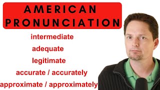 ADVANCED VOCABULARY  AMERICAN PRONUNCIATION How to Pronounce ATE in English PART 4 [upl. by Ingunna]