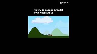 Me try to escape Area 51 with Windows 9 bfdia windows microsoft objectshow viral popular [upl. by Salesin]