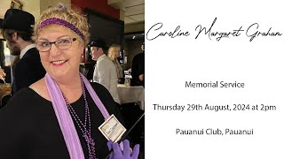 Caroline Margaret Graham  Memorial Service [upl. by Kym]