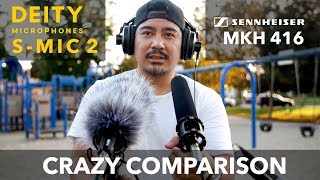 Crazy Comparison DEITY SMic 2 vs Sennheiser MKH 416 [upl. by Enelra820]