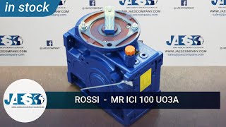 ROSSI MR ICI 100 UO3A IN STOCK Orthogonal axes gearbox  Riduttore  Reductor [upl. by Ihtraa735]