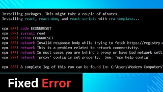 npm ERR network ERR Proxy error you are behind a proxy or have bad network settings [upl. by Aremahs957]