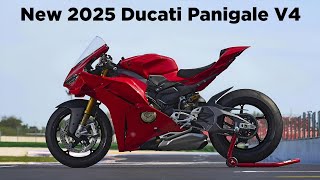 All New 2025 Ducati Panigale V4  Full Specs and Details [upl. by Sasnak]