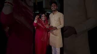 💝karwachauth husband happyfasting manisha youtubeshorts rajput [upl. by Codi926]