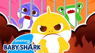 ✨NEW Baby Sharks Friends Are Trapped  Baby Shark Story Episodes  Baby Shark Official [upl. by Newnorb]