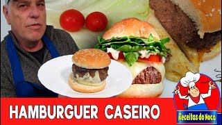 HAMBURGUER CASEIRO PERFEITO  DIFERENTE E SABOROSO [upl. by Jacobs]