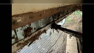 Replace mobile home rim joist [upl. by Dranyar]