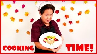 Video for kids Kids cook a Thanksgiving Day turkey [upl. by Marguerie]