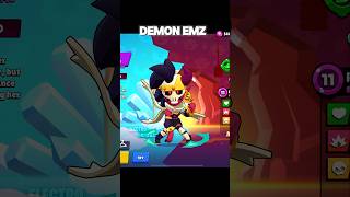 NEW DEMON EMZ SKIN  SNEAK PEEK shorts brawlstars [upl. by Aleunamme]